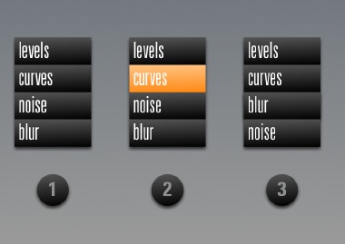 readjusting or changing the order of operations is like 1, 2, 3