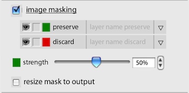 controls for mask handling