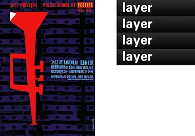 a poster and its layers